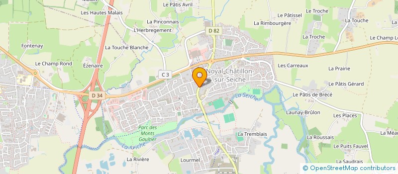 localisation de l'entreprise CLAMA D'ORGERES à NOYAL-CHATILLON-SUR-SEICHE
