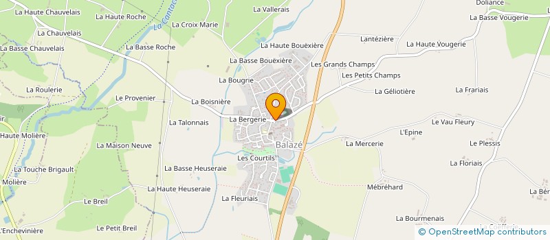 localisation de l'entreprise CLAMA DE BALAZE à BALAZE