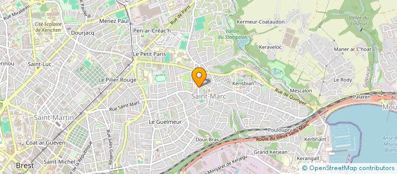 localisation de l'entreprise CLAMA DE BOHARS à BREST
