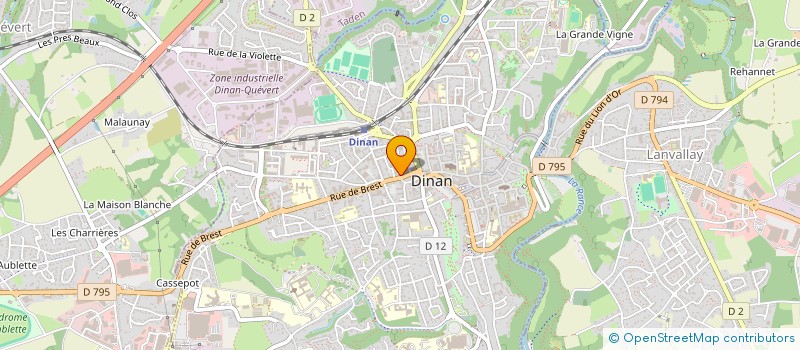 localisation de l'entreprise CLAMA DE DINAN  DINAN