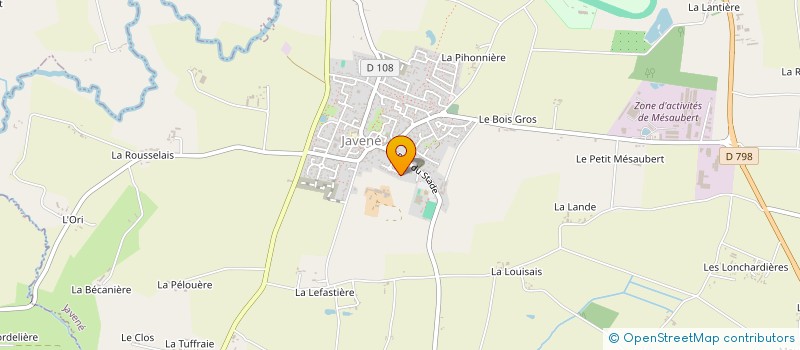 localisation de l'entreprise CLAMA DE JAVENE à JAVENE
