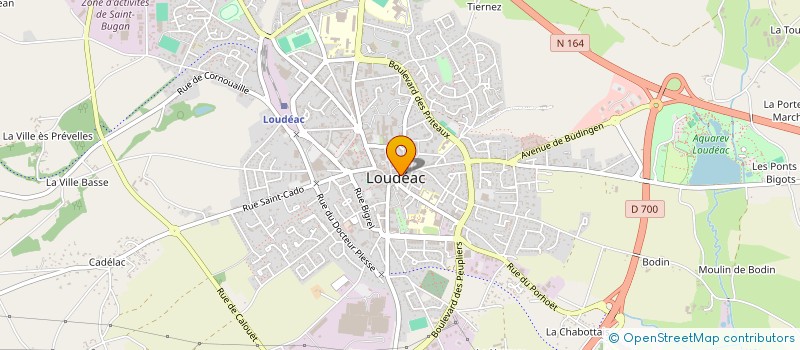 localisation de l'entreprise CLAMA DE LA MOTTE à LOUDEAC