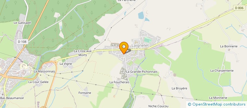 localisation de l'entreprise CLAMA DE LAIGNELET-LE LOROUX à LAIGNELET