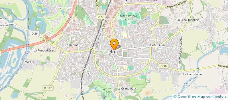 localisation de l'entreprise CLAMA DE LAILLE à BRUZ