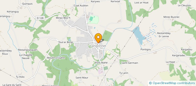 localisation de l'entreprise CLAMA DE LANGONNET  LANGONNET