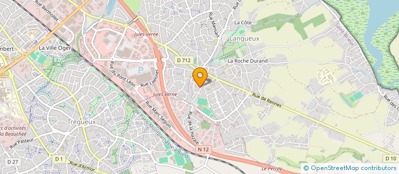 localisation de l'entreprise CLAMA DE LANGUEUX TREGUEUX  LANGUEUX