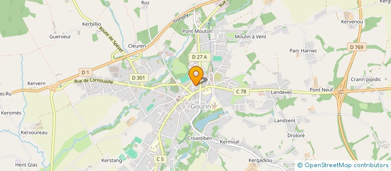 localisation de l'entreprise CLAMA DE LE SAINT  GOURIN