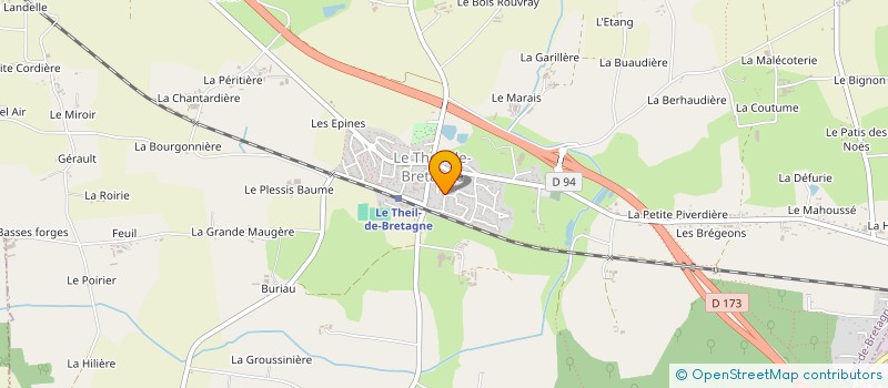 localisation de l'entreprise CLAMA DE LE THEIL DE BRETAGNE à LE THEIL-DE-BRETAGNE