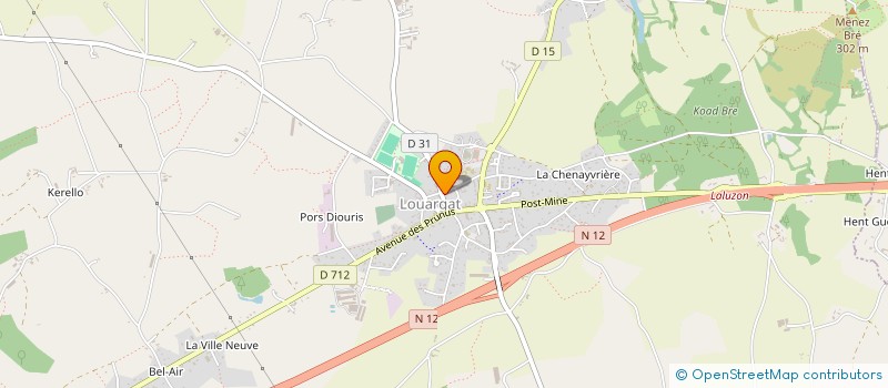 localisation de l'entreprise CLAMA DE LOUARGAT  LOUARGAT