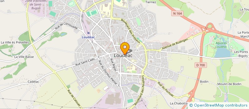 localisation de l'entreprise CLAMA DE LOUDEAC à LOUDEAC