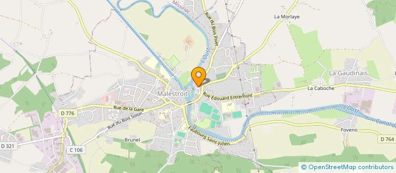 localisation de l'entreprise CLAMA DE MALESTROIT & CE  MALESTROIT