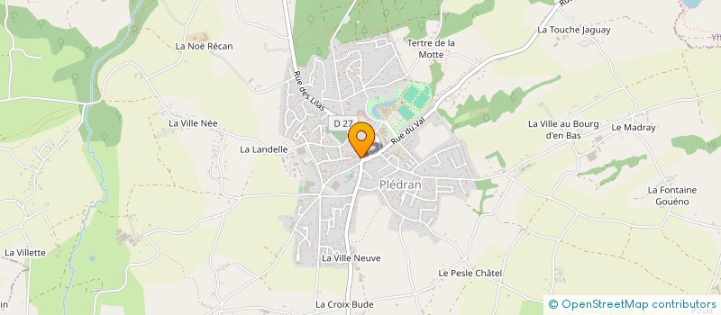 localisation de l'entreprise CLAMA DE PLEDRAN ST CARREUC  PLEDRAN