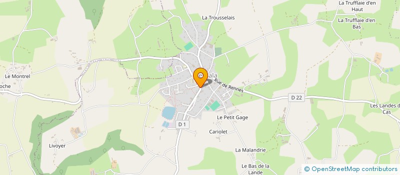 localisation de l'entreprise CLAMA DE PLESSALA à LE MENE
