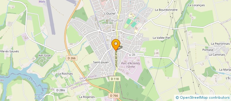 localisation de l'entreprise CLAMA DE PLEURTUIT DINARD  PLEURTUIT