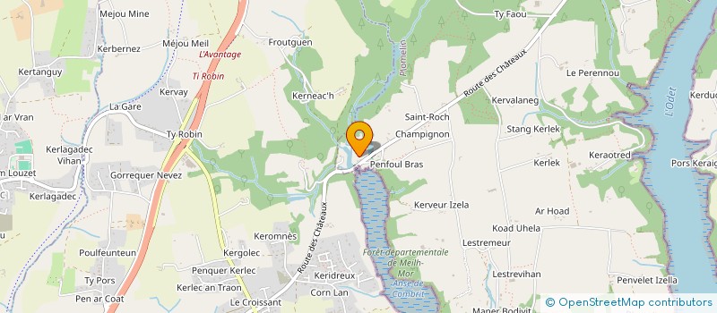 localisation de l'entreprise CLAMA DE PLOMELIN  PLOMELIN