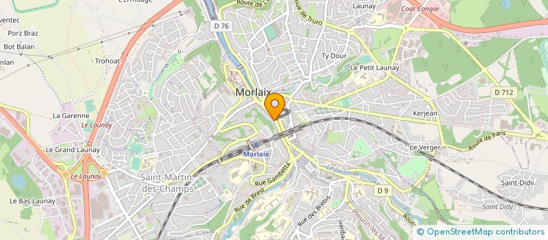 localisation de l'entreprise CLAMA DE PLOUJEAN à MORLAIX
