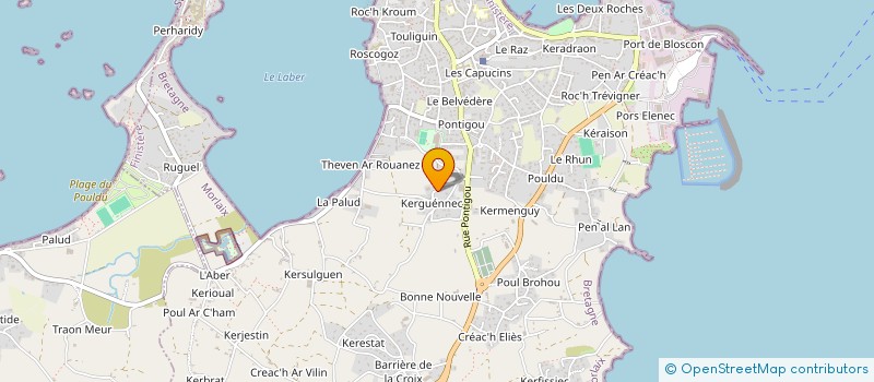 localisation de l'entreprise CLAMA DE ROSCOFF  ROSCOFF