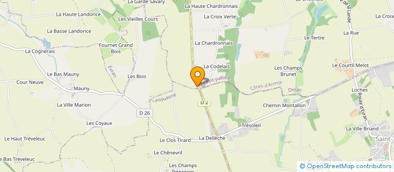 localisation de l'entreprise CLAMA DE SAINT JUDOCE  SAINT-JUDOCE