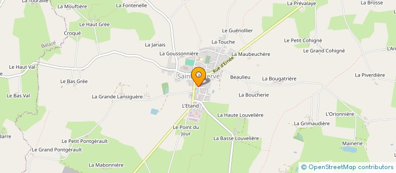 localisation de l'entreprise CLAMA DE ST M HERVE-PRINCE à SAINT-M'HERVE