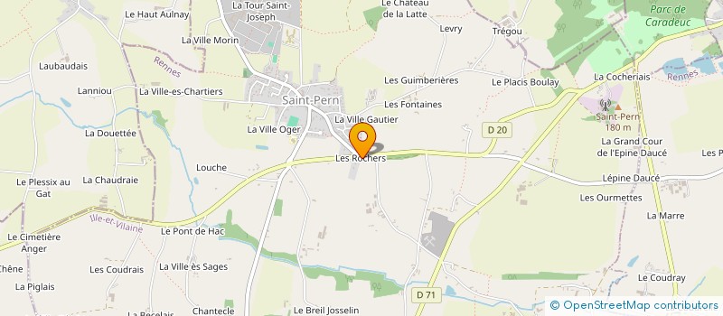 localisation de l'entreprise CLAMA DE ST PERN à SAINT-PERN