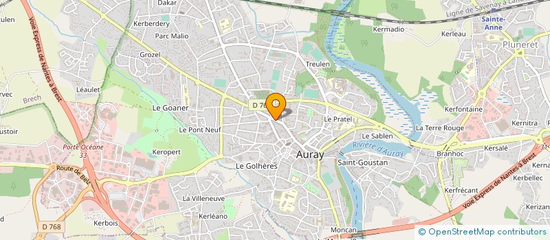 localisation de l'entreprise CLAMA DE STE ANNE D AURAY à AURAY