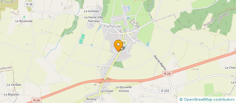 localisation de l'entreprise CLAMA DE TREFFENDEL à TREFFENDEL