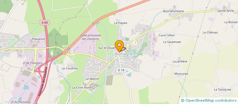 localisation de l'entreprise CLAMA DU BOCAGE GERMANAIS  SAINT-GERMAIN-EN-COGLES