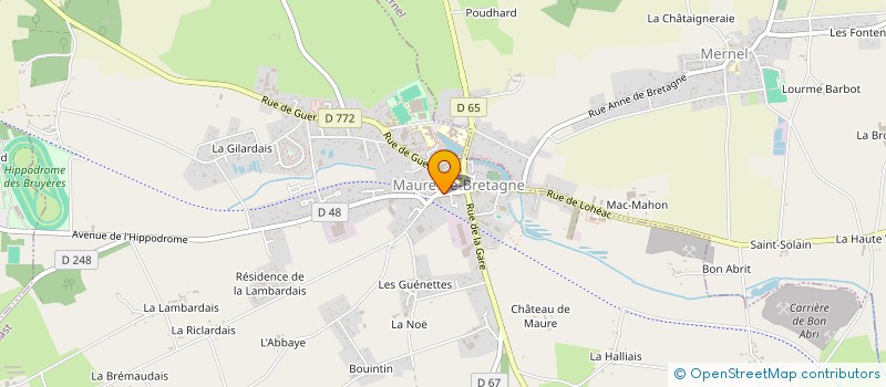 localisation de l'entreprise CLAMA DU CANTON DE MAURE  VAL D'ANAST