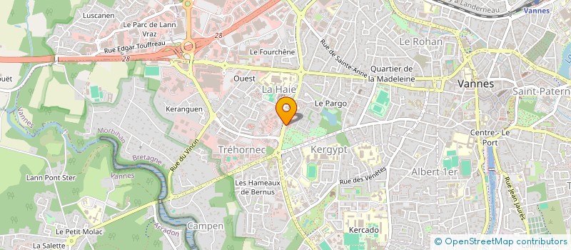 localisation de l'entreprise CLAMA DU GOLFE à VANNES