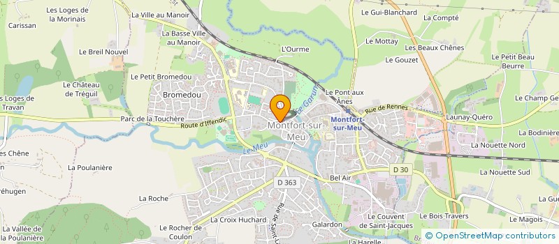 localisation de l'entreprise CLAMA DU PAYS DE MONTFORT  MONTFORT-SUR-MEU