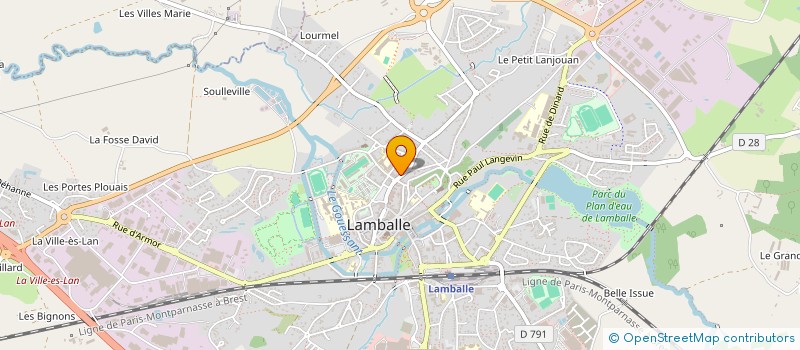 localisation de l'entreprise CLAMA LA MALHOURE-BREHAND  LAMBALLE-ARMOR