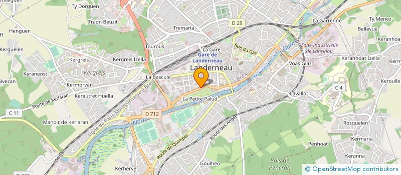 localisation de l'entreprise CLAMA LANDERNEAU ISOLES à LANDERNEAU