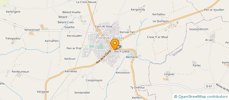 localisation de l'entreprise CLAMA PLONEVEZ PORZAY  PLONEVEZ-PORZAY
