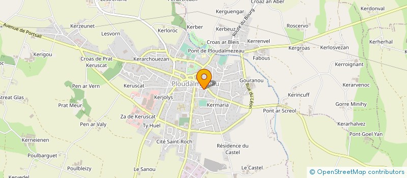 localisation de l'entreprise CLAMA PLOUDALMEZEAU à PLOUDALMEZEAU