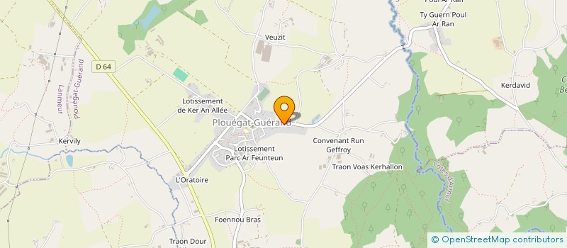 localisation de l'entreprise CLAMA PLOUEGAT GUERRAND  LANMEUR