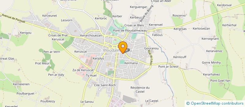 localisation de l'entreprise CLAMA PORSPODER à PLOUDALMEZEAU