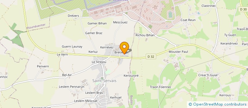 localisation de l'entreprise CLAMA ST SERVAIS FRE  SAINT-SERVAIS