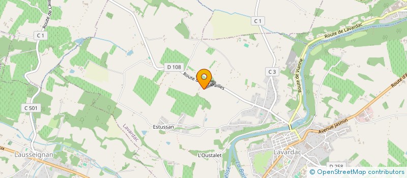 localisation de l'entreprise CLAMACALOU  FEUGAROLLES