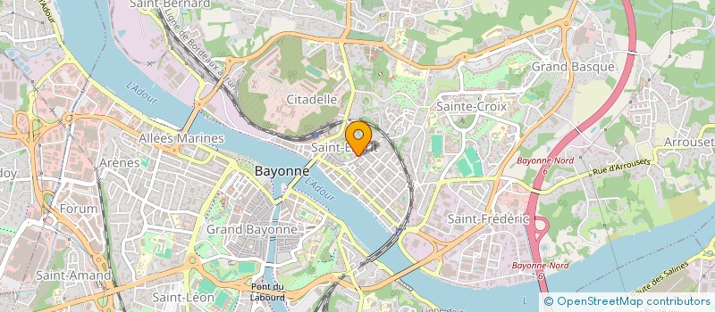 localisation de l'entreprise CLAMADIE  BAYONNE