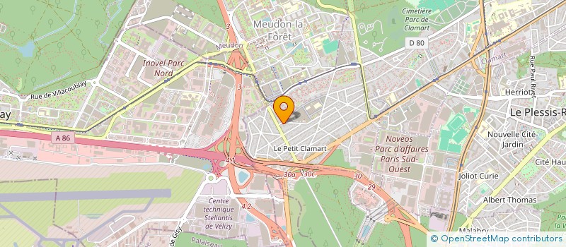 localisation de l'entreprise CLAMADIS à CLAMART