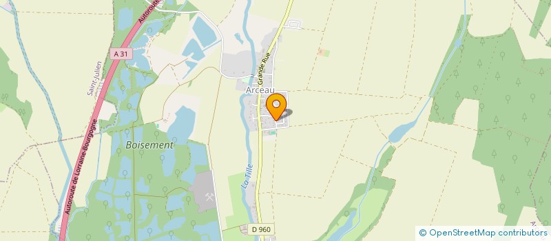 localisation de l'entreprise CLAMAE  ARCEAU