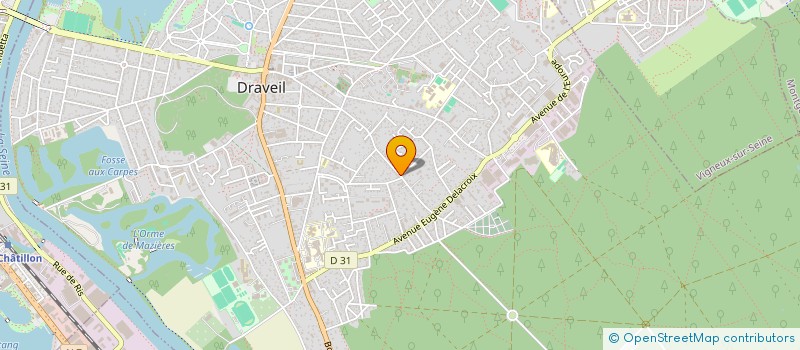 localisation de l'entreprise CLAMAE à DRAVEIL