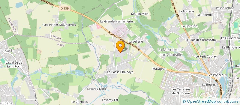 localisation de l'entreprise CLAMAF à LA MEMBROLLE-SUR-CHOISILLE