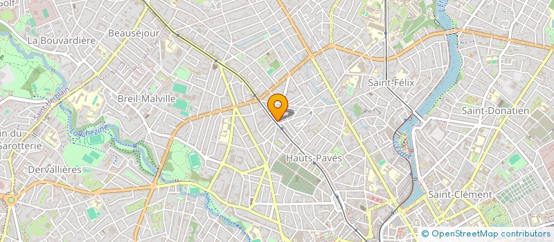 localisation de l'entreprise CLAMAGIRAND LOUEUR à NANTES
