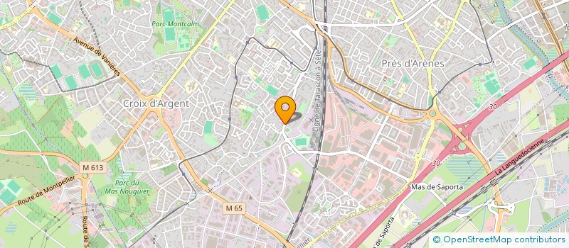 localisation de l'entreprise CLAMAHE à MONTPELLIER