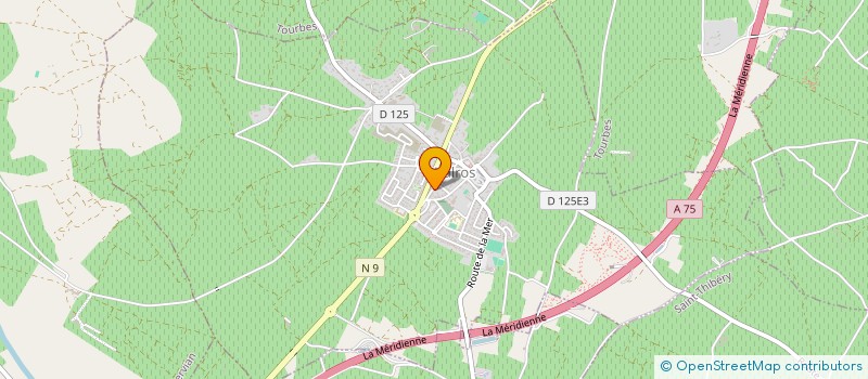 localisation de l'entreprise CLAMALAU  VALROS