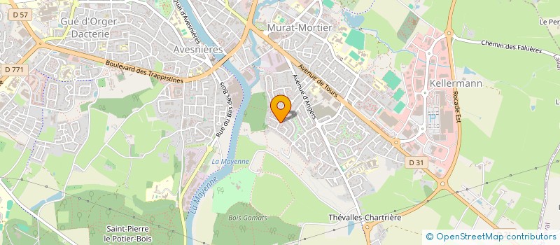 localisation de l'entreprise CLAMALIS  LAVAL
