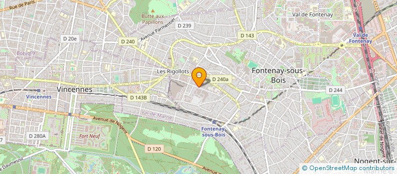 localisation de l'entreprise CLAMALYVE à FONTENAY-SOUS-BOIS
