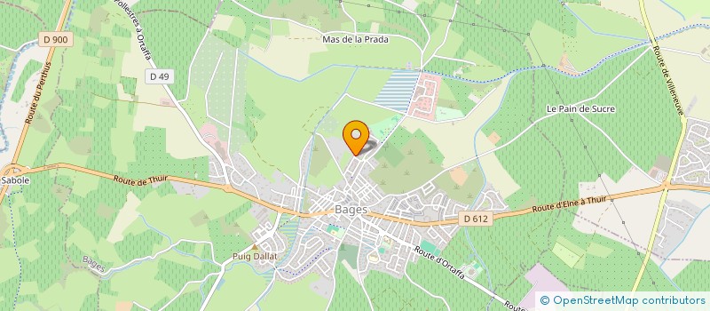 localisation de l'entreprise CLAMAN SCI à BAGES