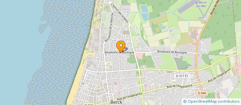 localisation de l'entreprise CLAMAR à BERCK